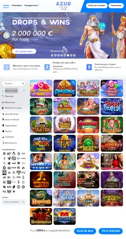 l'application et interface Magical Spin Casino