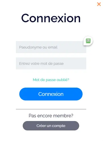 Connexion des membres du MAGICAL SPIN CASINO